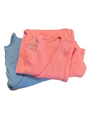 Sexy Basics Women's 2-Pack Tank Tops Size XXL Pink and Blue